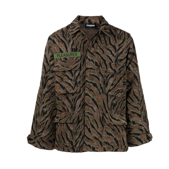 Jungle camouflage tiger-stripe jacket
